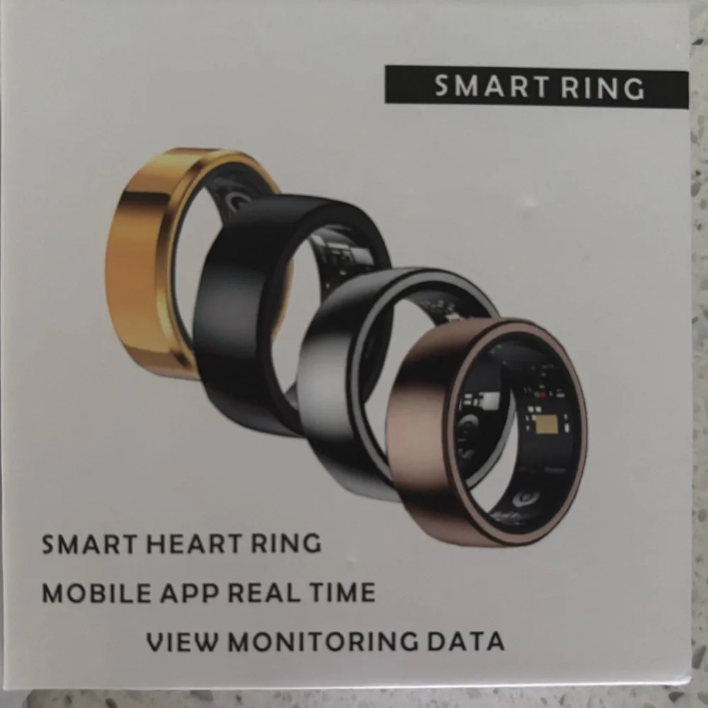 Smart Ring Health Tracker ROSE Gold size 9 New in box